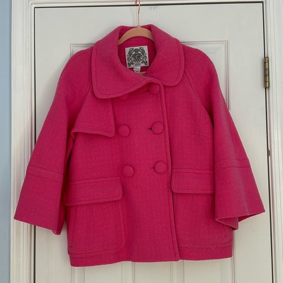 Esprit Pink Wool Coat - Picture 1 of 6